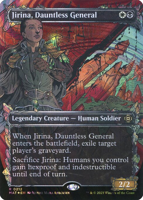 Jirina, Dauntless General (212) [March of the Machine: The Aftermath] [Showcase, Borderless]