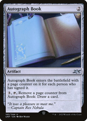 Autograph Book (183) [Unfinity]