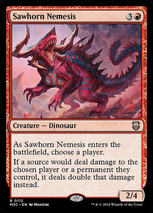 Sawhorn Nemesis (112) [Modern Horizons 3 Commander]