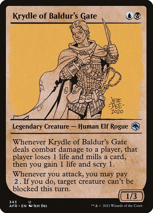 Krydle of Baldur's Gate (343) [Adventures in the Forgotten Realms] [Showcase]