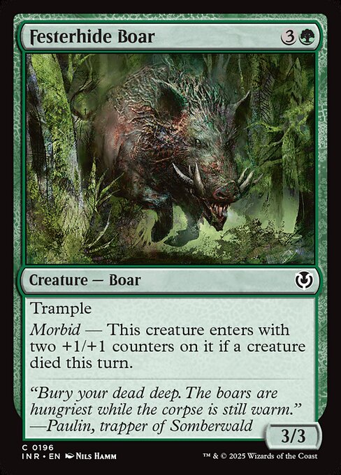 Festerhide Boar (196) [Innistrad Remastered]