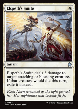 Elspeth's Smite (493) [Foundations]