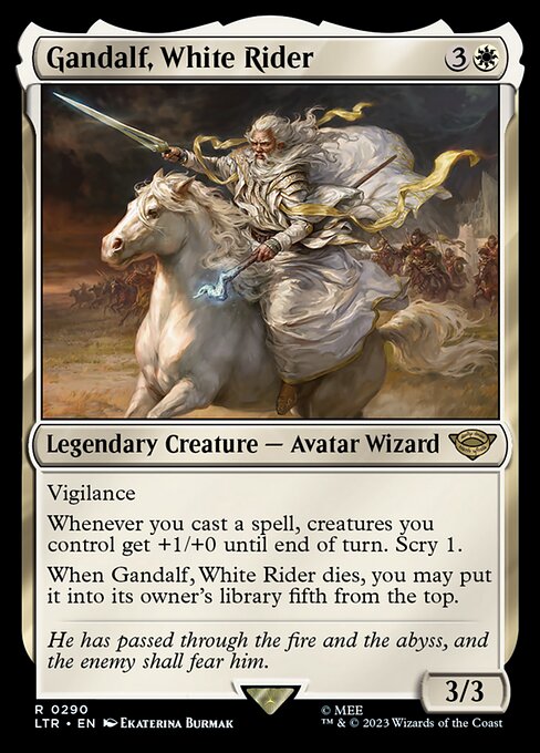 Gandalf, White Rider (290) [The Lord of the Rings: Tales of Middle-earth]