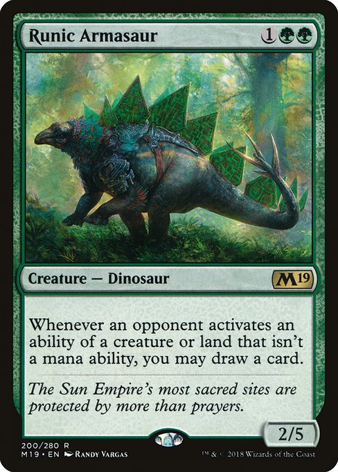 Runic Armasaur (200) [Core Set 2019]