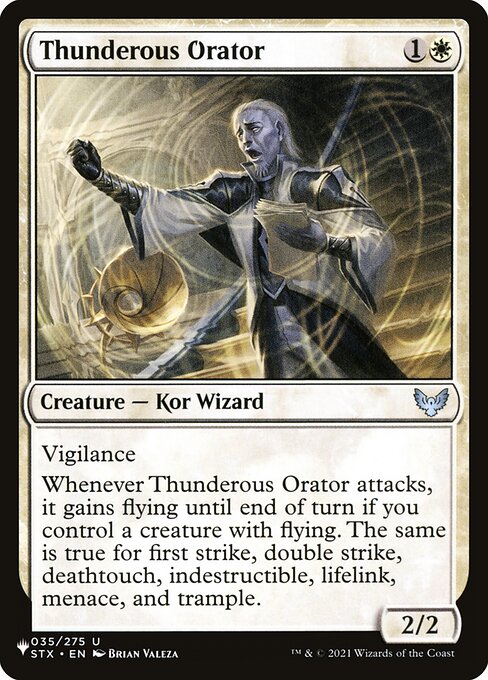 Thunderous Orator (STX-35) [The List]
