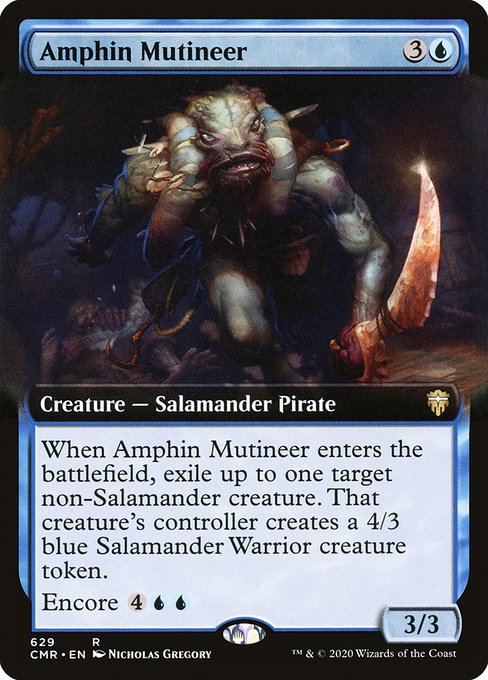 Amphin Mutineer (629) [Commander Legends] [Extended Art]