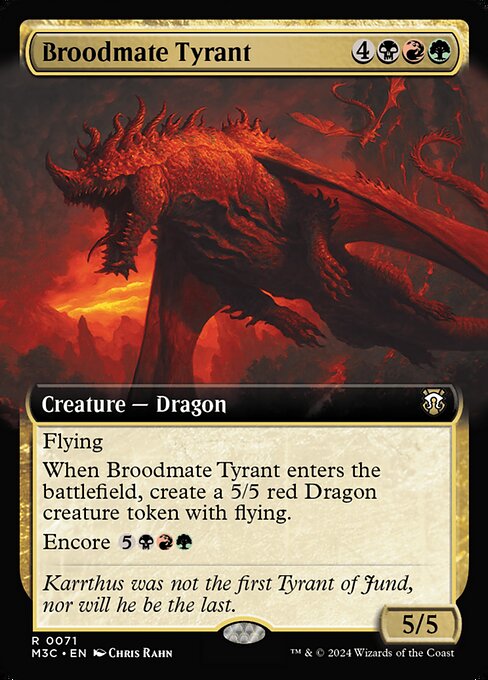 Broodmate Tyrant (71) [Modern Horizons 3 Commander]