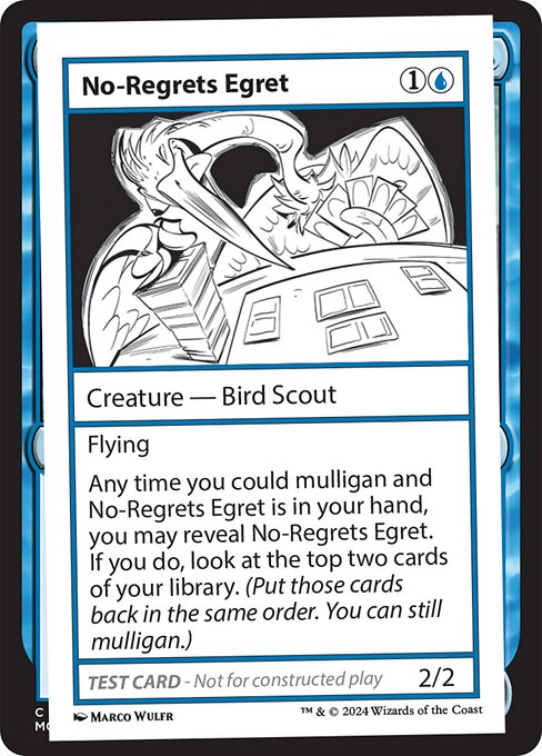 No-Regrets Egret (999-NRE) [Mystery Booster 2]