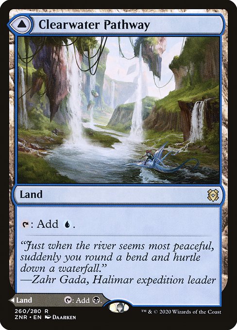 Clearwater Pathway // Murkwater Pathway (260) [Zendikar Rising]