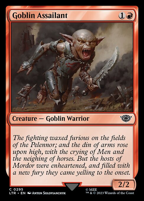 Goblin Assailant (295) [The Lord of the Rings: Tales of Middle-earth]