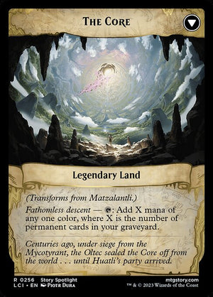 Matzalantli, the Great Door // The Core (256) [The Lost Caverns of Ixalan] Reverse