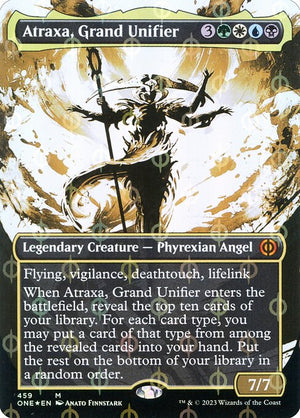 Atraxa, Grand Unifier (459) [Phyrexia: All Will Be One] [Showcase, Borderless]