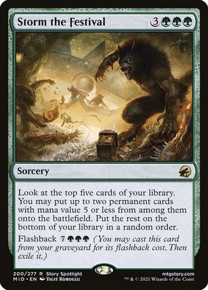 Storm the Festival (200) [Innistrad: Midnight Hunt]