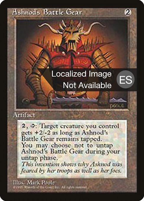 Ashnod's Battle Gear (296) [Fourth Edition Foreign Black Border]