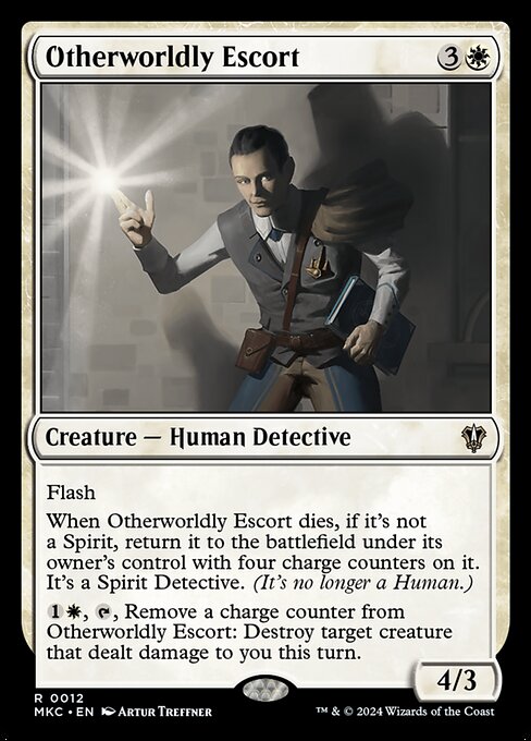 Otherworldly Escort (12) [Murders at Karlov Manor Commander]
