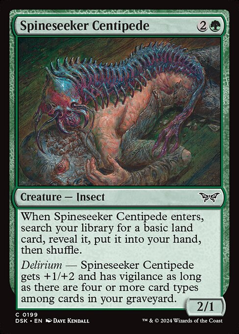 Spineseeker Centipede (199) [Duskmourn: House of Horror]