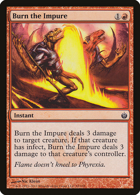 Burn the Impure (59) [Mirrodin Besieged]