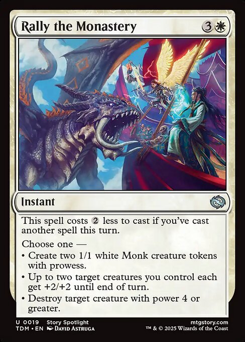 Rally the Monastery (19) [Tarkir: Dragonstorm]