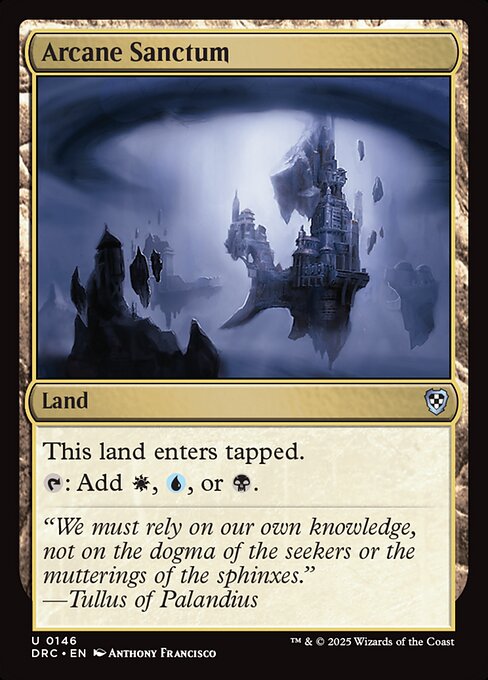 Arcane Sanctum (146) [Aetherdrift Commander]