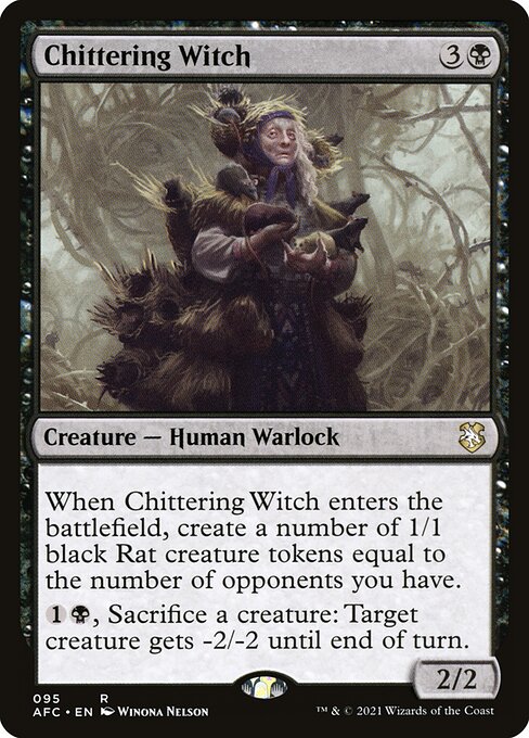 Chittering Witch (95) [Forgotten Realms Commander]