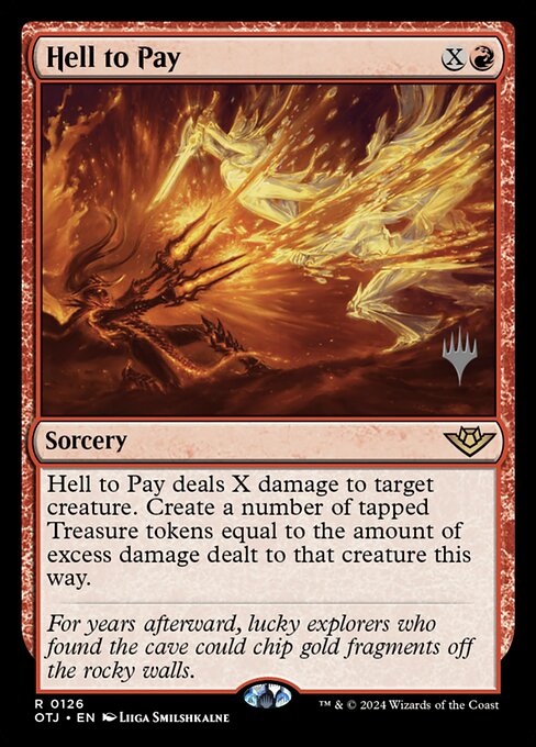 Hell to Pay (126p) [Outlaws of Thunder Junction Promos]