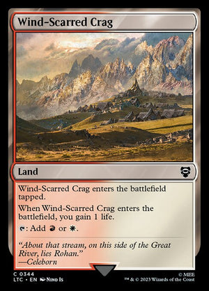 Wind-Scarred Crag (344) [Tales of Middle-earth Commander]