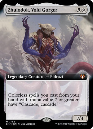 Zhulodok, Void Gorger (752) [Commander Masters] [Extended Art]