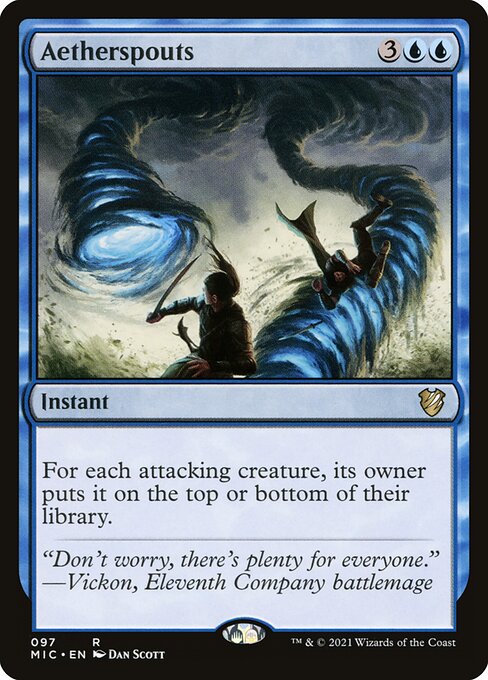 Aetherspouts (97) [Midnight Hunt Commander]