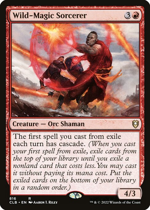 Wild-Magic Sorcerer (816) [Commander Legends: Battle for Baldur's Gate]