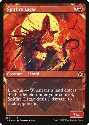 Spitfire Lagac (302) [Zendikar Rising] [Showcase]
