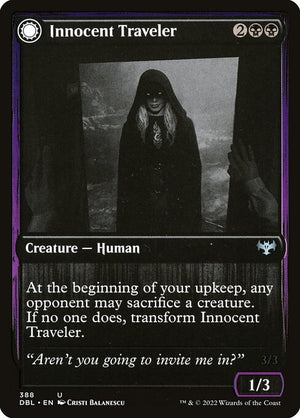 Innocent Traveler // Malicious Invader (388) [Innistrad: Double Feature]