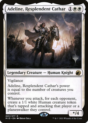 Adeline, Resplendent Cathar (1p) [Innistrad: Midnight Hunt Promos]