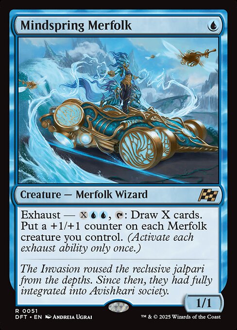 Mindspring Merfolk (51) [Aetherdrift]