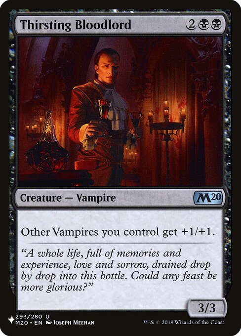 Thirsting Bloodlord (M20-293) [The List]