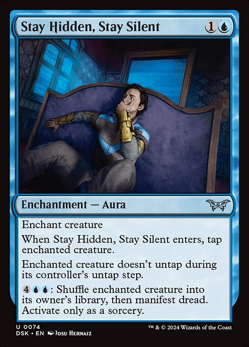 Stay Hidden, Stay Silent (74) [Duskmourn: House of Horror]