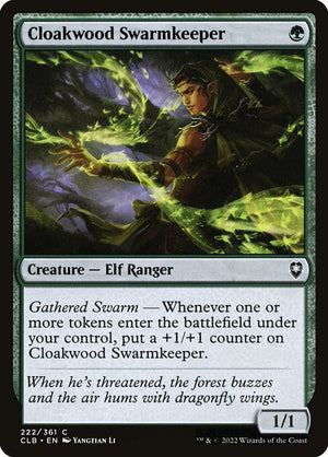 Cloakwood Swarmkeeper (222) [Commander Legends: Battle for Baldur's Gate]
