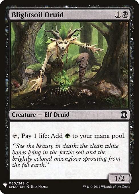 Blightsoil Druid (EMA-80) [The List]