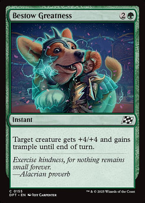 Bestow Greatness (155) [Aetherdrift]