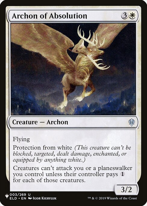 Archon of Absolution (ELD-3) [The List]