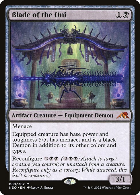 Blade of the Oni (89) [Kamigawa: Neon Dynasty]