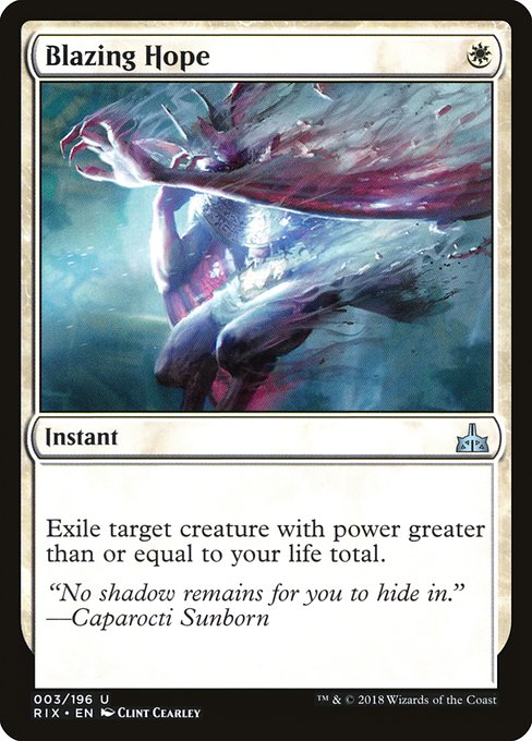 Blazing Hope (3) [Rivals of Ixalan]