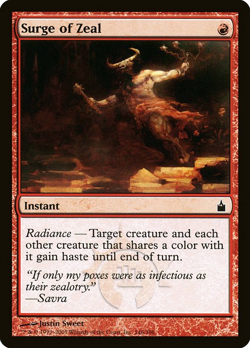Surge of Zeal (146) [Ravnica: City of Guilds]
