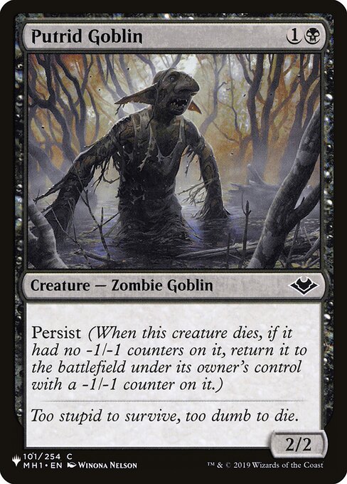 Putrid Goblin (MH1-101) [The List]