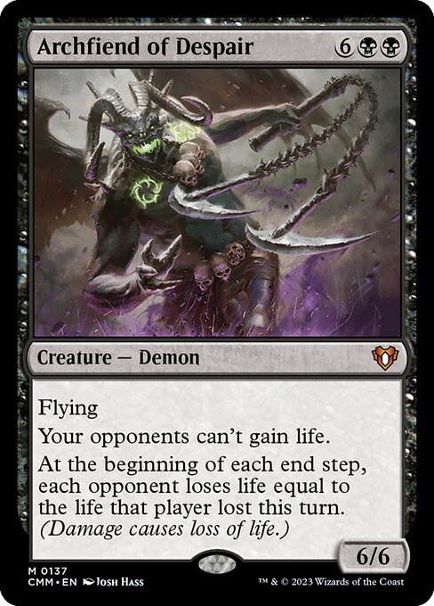 Archfiend of Despair (137) [Commander Masters]