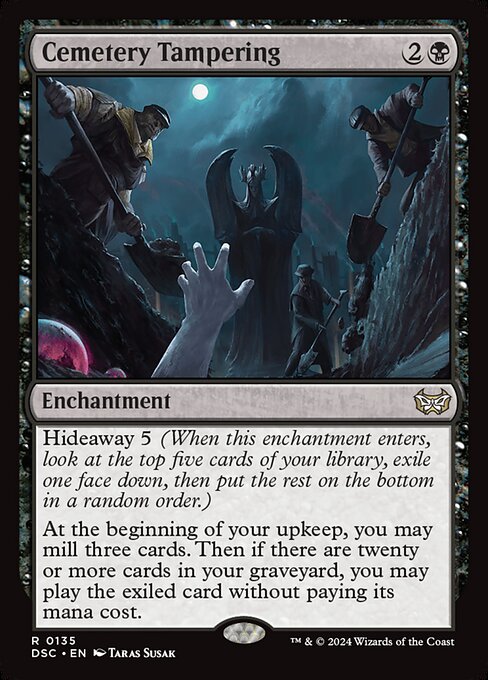 Cemetery Tampering (135) [Duskmourn: House of Horror Commander]