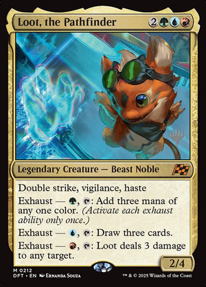 Loot, the Pathfinder (212p) [Aetherdrift Promos]