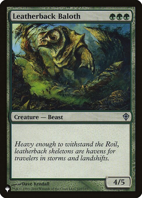 Leatherback Baloth (WWK-107) [The List]