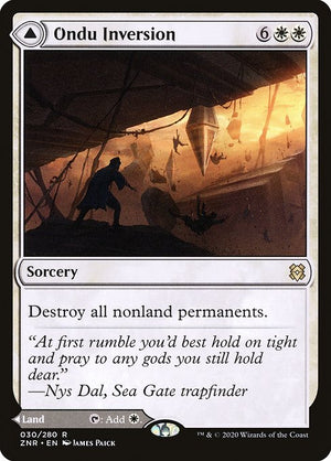 Ondu Inversion // Ondu Skyruins (30) [Zendikar Rising]