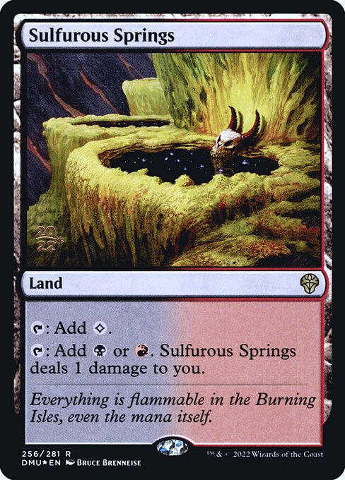 Sulfurous Springs (256s) [Dominaria United Promos]