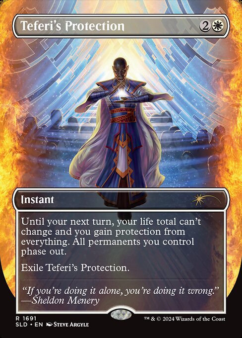 Teferi's Protection (1691) [Secret Lair Drop] [Borderless]